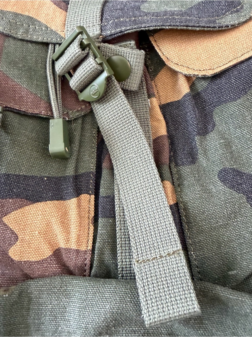 Herschel Supply Company Camo Canvas Backpack in Green & Brown - Picture 8 of 10